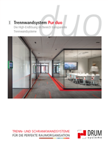 Pur duo – Trennwandsystem Broschüre